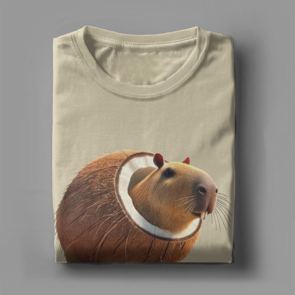 Men's Burbaloni Lulilolli Italian Brainrot Meme T Shirt  Cotton Clothing Crazy Short Sleeve Crewneck Tees Classic T-Shirts