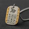 Ancient Egyptian Animal Totem Ankh Cross Pendant Necklace for Men Women Fashion Charm Lucky Riding Jewelry