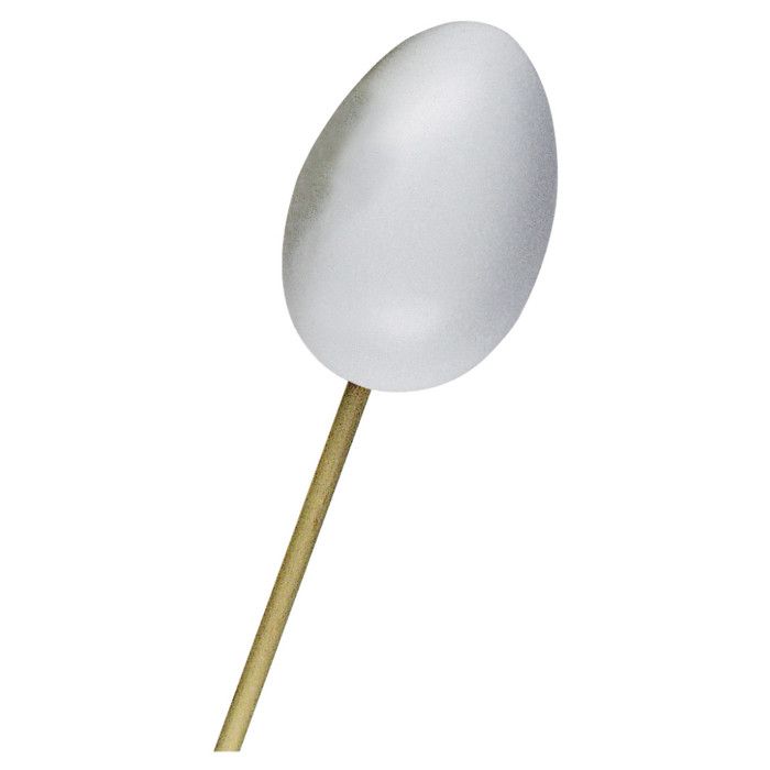 Oeuf en plastique 18cm trou 12mm