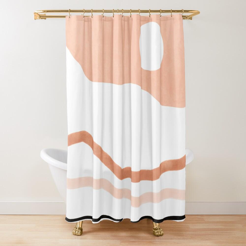 Rideau de douche Ombré Aquarelle Vert Sauge Tissu Polyester Imperméable Rideaux de Douche Modernes Décor de Salle de Bain Avec 12 Crochets