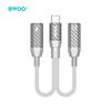 Bwoo Bz68 Adapter 2W1 Usb-C - 2X Usb-C Szary