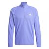 Mens Adizero Quarter Zip Running T-Shirt