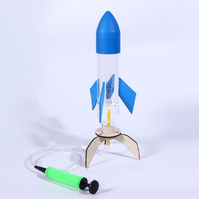 Water Rocket Launcher Kit: DIY Model Set for Kids' Experiments & Competitions