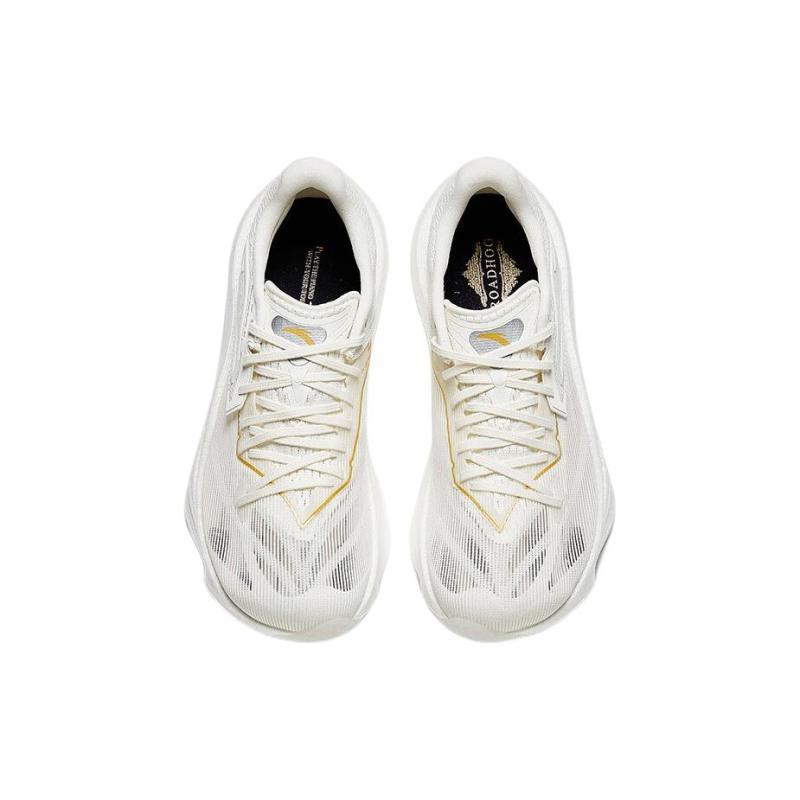 Anta Asphalt Road Fighter 2.0 Slip Resistant Abrasion Resistant Low top Training Running Shoes Men's Beige Sneakers 912525590F-2