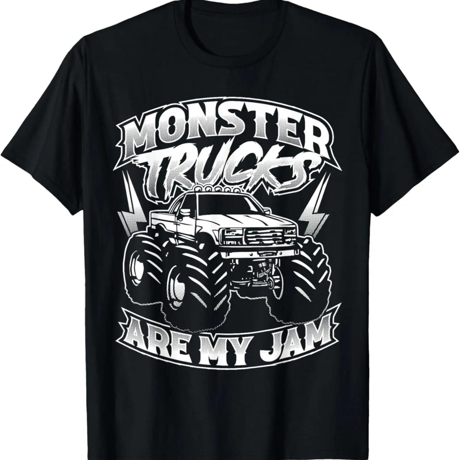 Monster Truck Are My Jam For Monster Truck Lovers Men & Kids T-Shirt S