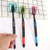 Home Dustproof Stand Wall Mount Toothbrush Holder Toothbrush Cover Bathroom Supplies Storage Rack