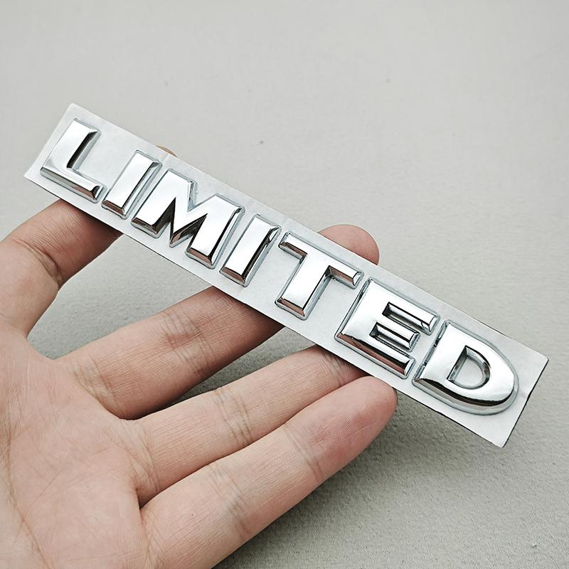 3D Metal Car Letters 4X4 LIMITED Logo Emblem Trunk Badge Stickers For Jeep Grand Cherokee Overland Compass Wrangler Accessories Uy1