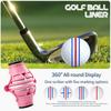 Marcador de Linha de Bola de Golfe Giratório 360 Graus Modelo Marcador Caneta Marcadora Posicionamento de Putt de Golfe Melhora a Precisão do Putt Auxílios Ferramentas de Golfe