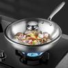 Maxcook 3-Ply Steel Wok with Lid