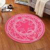 Pink Magical Star Array Bedroom Decor Rug, Non-slip Floor Mat for Living Room, Bedroom, Bathroom, Holiday Home Decoration