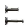 Two Commercial Clothes Hanger Storage Racks, Adjustable Length, No Need for Punching, Solid Material, Simple Style, Saving Space. Household Hangers