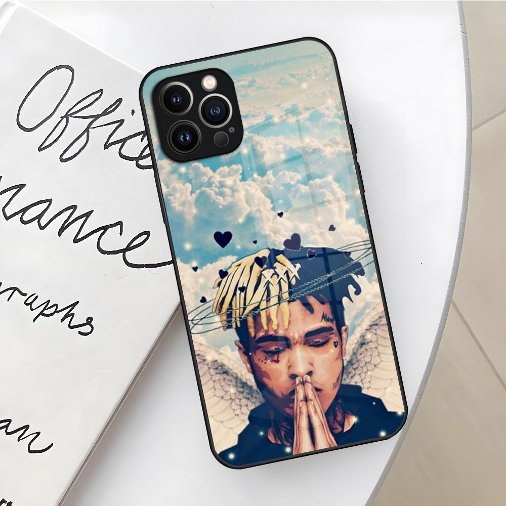 Xxxtentacions Rapper Phone Case for Iphone 17 16 Air 15 14 12 11 13 Pro Max Mini X Xr Xs Se Puls Glass Cover