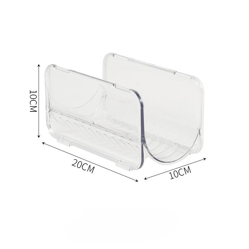 Стеллаж для хранения с защитой от падения стеклянная бутылка пива держатель для напитков ящик холодильника коробка для напитков диспенсер компактный лоток прозрачный белый 2140₽