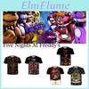 Mature Men's Short-sleeved T-shirt With 3d Digital Printing For Summer