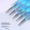 5 Pcs Silicone Clay Sculpting Tool For Brush Modeling Dotting Nail Art Pottery Clay Tool Diy Carving Sculpting Tools Soft Head