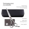 Fenice Japanese Steel 7 Inch Professional Pet Dogs Grooming Scissors Kit Straight&Curved &Thinner&Chunker&Fluffy Shear Scissors