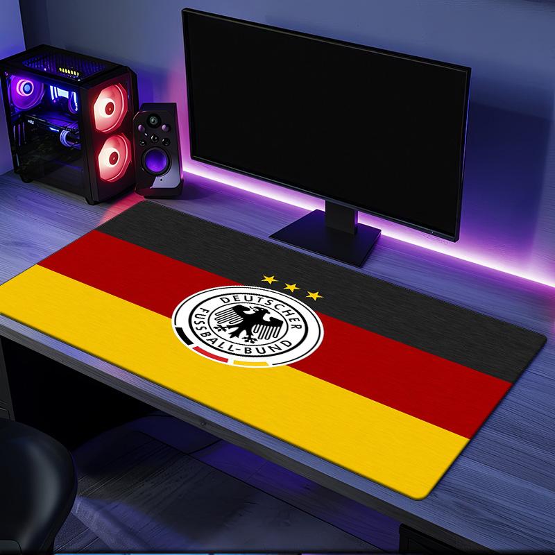German Football Federation Emblem mouse pad, rubber base, esports desk mat, mouse pad for gamers and office use, gaming desk , easy to clean mat