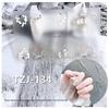5D Gradient Retro Wearable Nail Art Stickers with Removable Adhesive