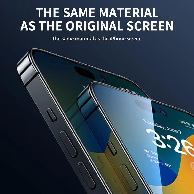 4 STÜCK Hartglas für iPhone 11 12 13 14 15 Pro XR X XS Max Displayschutzfolie für iPhone 15 14 Pro Max Plus SE 3 2020 Glas