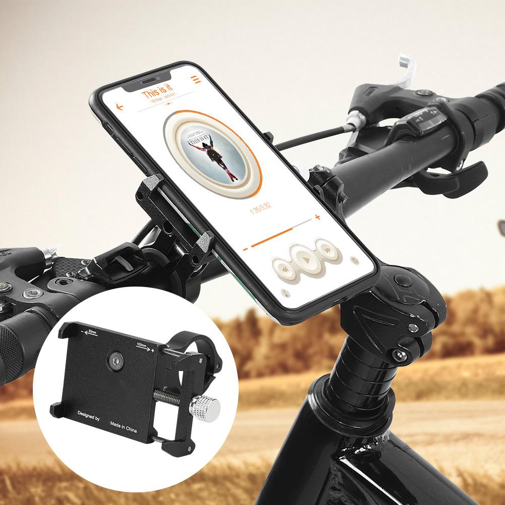 PRO1 Aluminium Alloy Smart Phone Brackets Motorcycle Bike Navigate Stand AccessoriesBlack