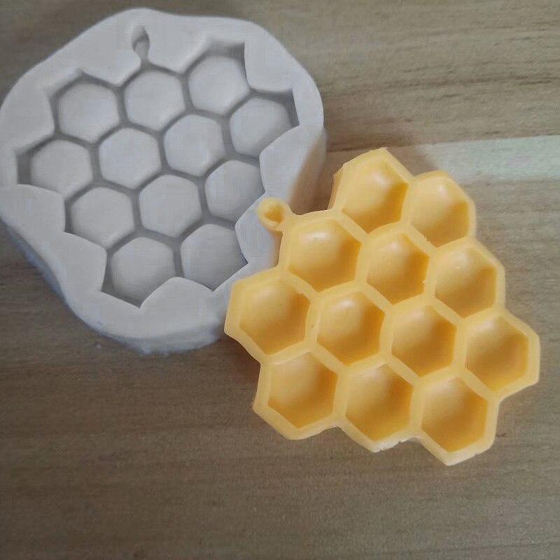 

Силиконовая форма в виде пчелиных сот, форма для глазури, помадка, инструмент для украшения торта, кухонные аксессуары для выпечки 1pc серый