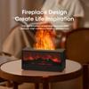 Simulated Fireplace Diffuser Aroma, Air Humidifier with Timer Remote,Simulation Charcoal Fireplace Humidifier, Christmas Present