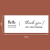 50Pcsroll Thank You Stickers Small Business Commodity Packaging Decoration Sealing Stickers Personalized Package Label