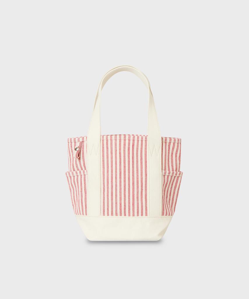 Who.A.U Stripe Canvas Tote Bag / Whbgg2442A