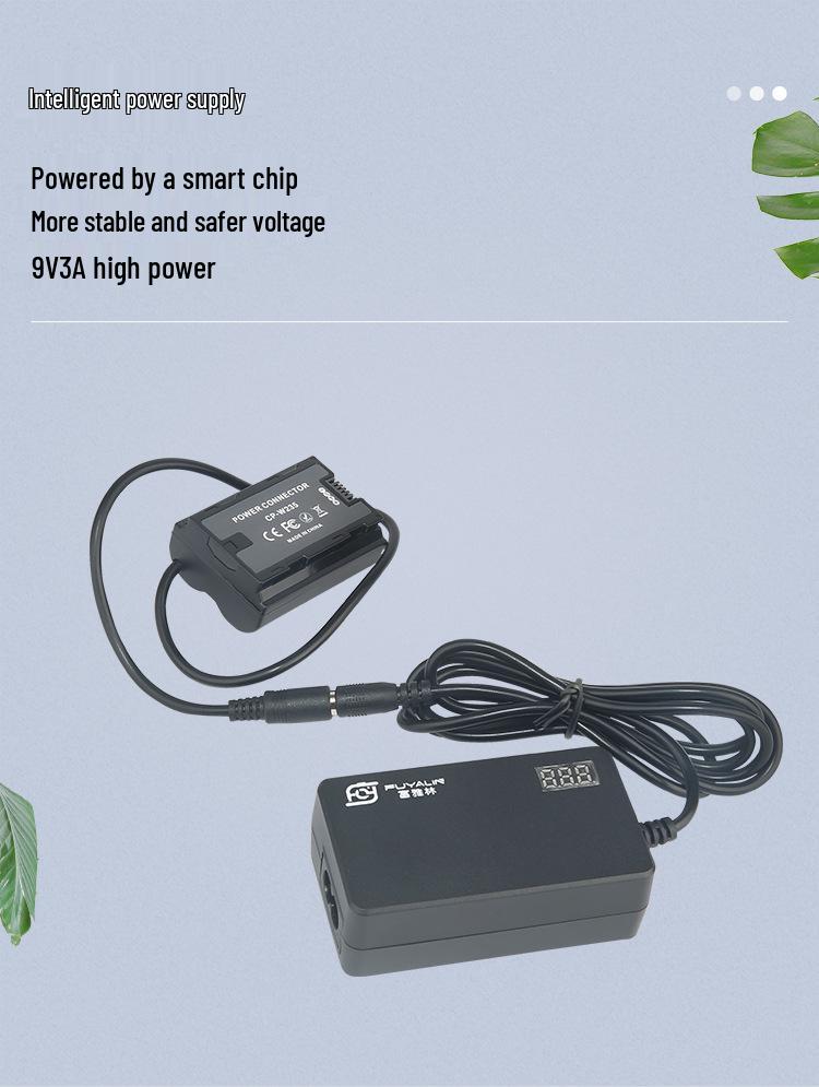 W235 Fake Battery External Power Supply for Fuji X-T4 and GFX 100S Cameras - Ideal for Live Streaming.