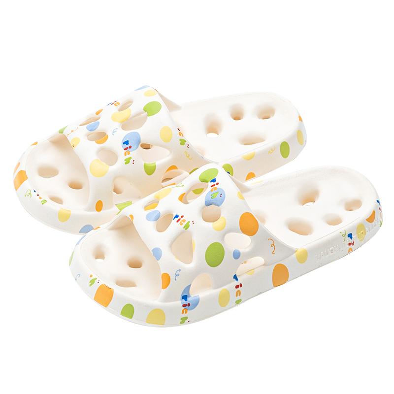 EVA Women Bathroom Slippers Flat Leaky Home Slides Fashion Comfortable Non-slip Slippers Quick Drying Men Indoor Slippers