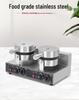 Heart-Shaped Double-Headed Commercial Waffle Maker with Electric Griddle