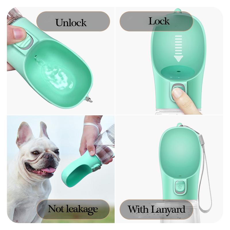550ml/350ml Pet Water Bottle for Small Large Dogs Cups Pet Feeder Bowl Outdoor Travel Drinking Bowls Water Dispenser Pet