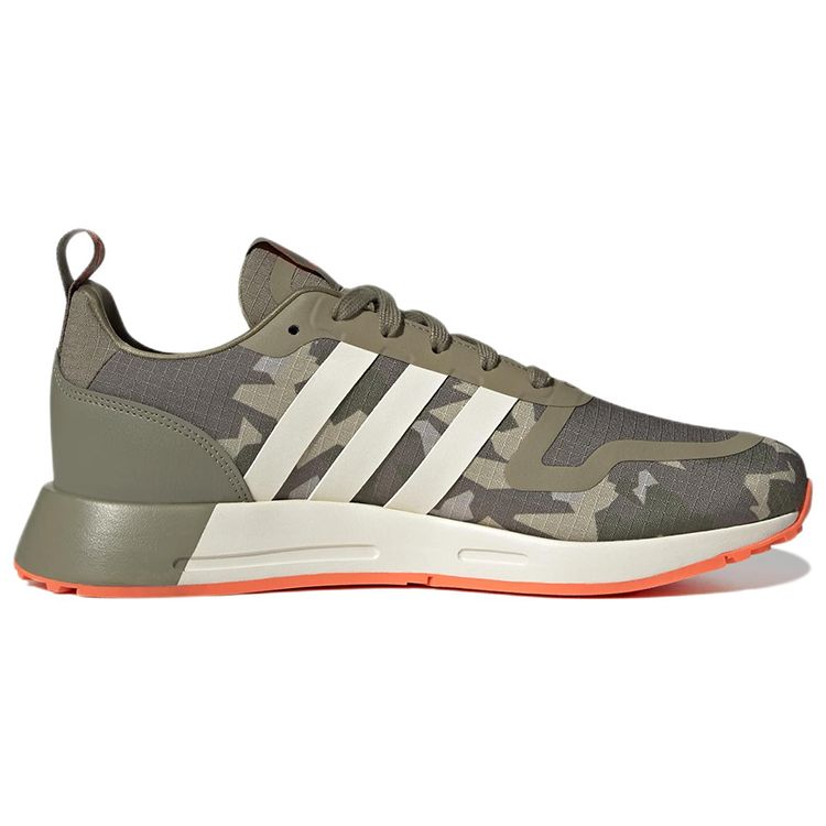 Adidas Originals Multix Comfortable Mesh Durable Low-Top Marathon Running Shoes Unisex Sneaker Linen-Green GZ3542