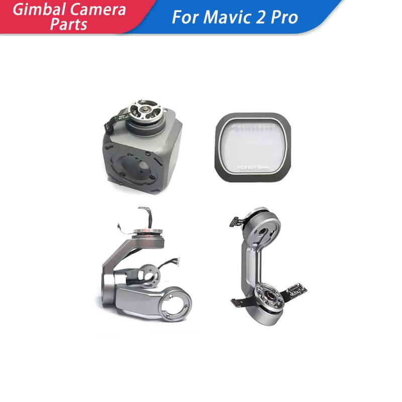Gimbal Lens Frame With Pitch Motor Glass Ring For Mavic 2Pro Repair Parts Genuine Yaw Roll Motor With Bracket For Mavic2 Pro