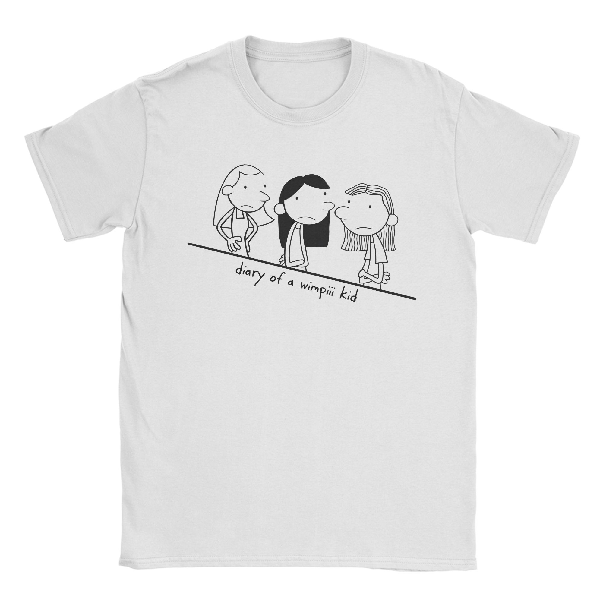 

I read Diary Of A Wimpy Kid World Book Day T Shirt Summer Fashion T Shirts Unisex O Neck Plus Size Clothes Short Sleeve Funny Tops S