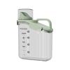 Multi-Grain Storage Canister with Measuring Cup - Sealed Plastic Container for Rice, Flour, and Grains