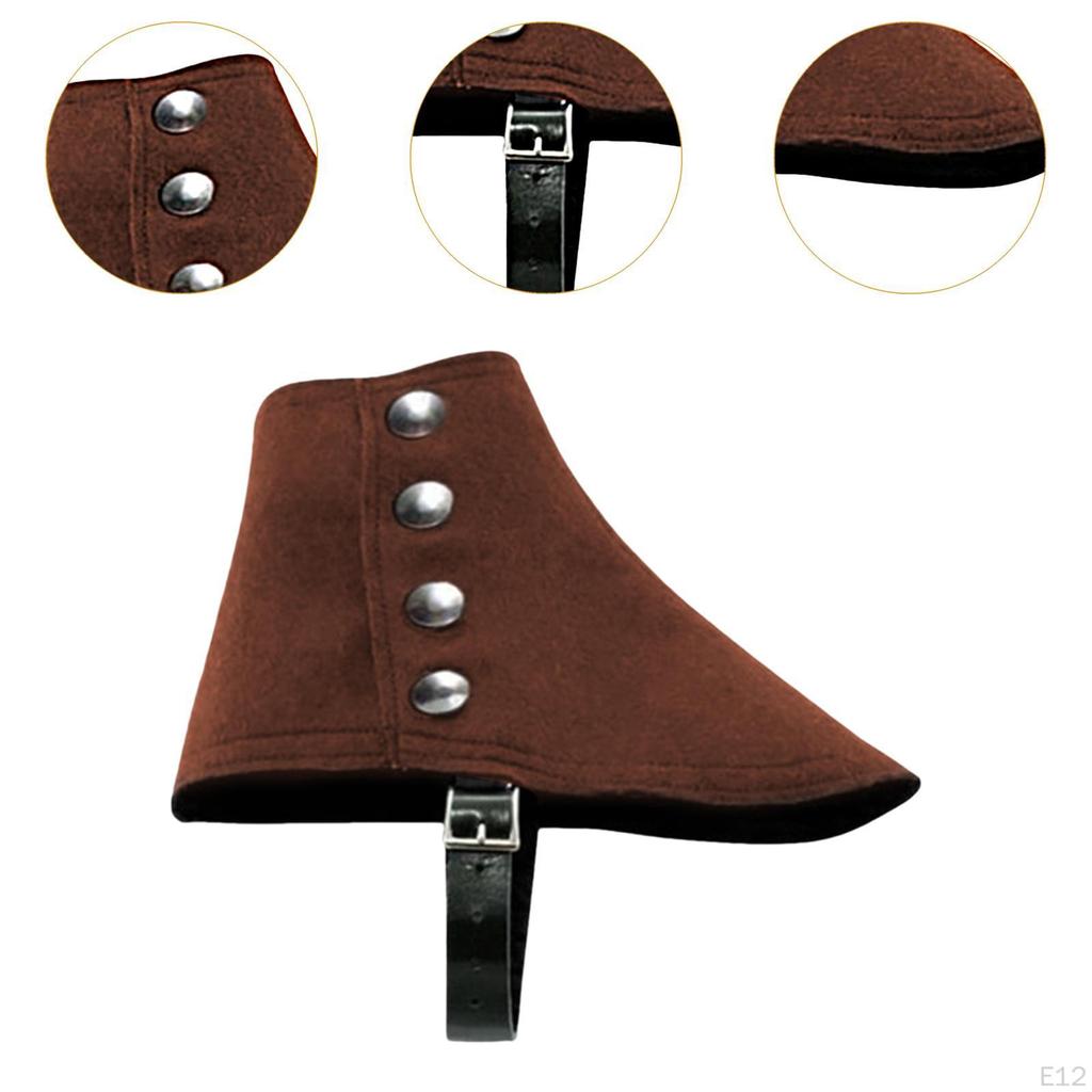 Gangster Spats Birthday Vintage Style 1920S Costume Medieval Pirate Boot Covers