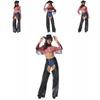 Sexy Tassel Western Denim Cosplay Clothing For Women Halloween Entertainment Cotton Blend Outfit