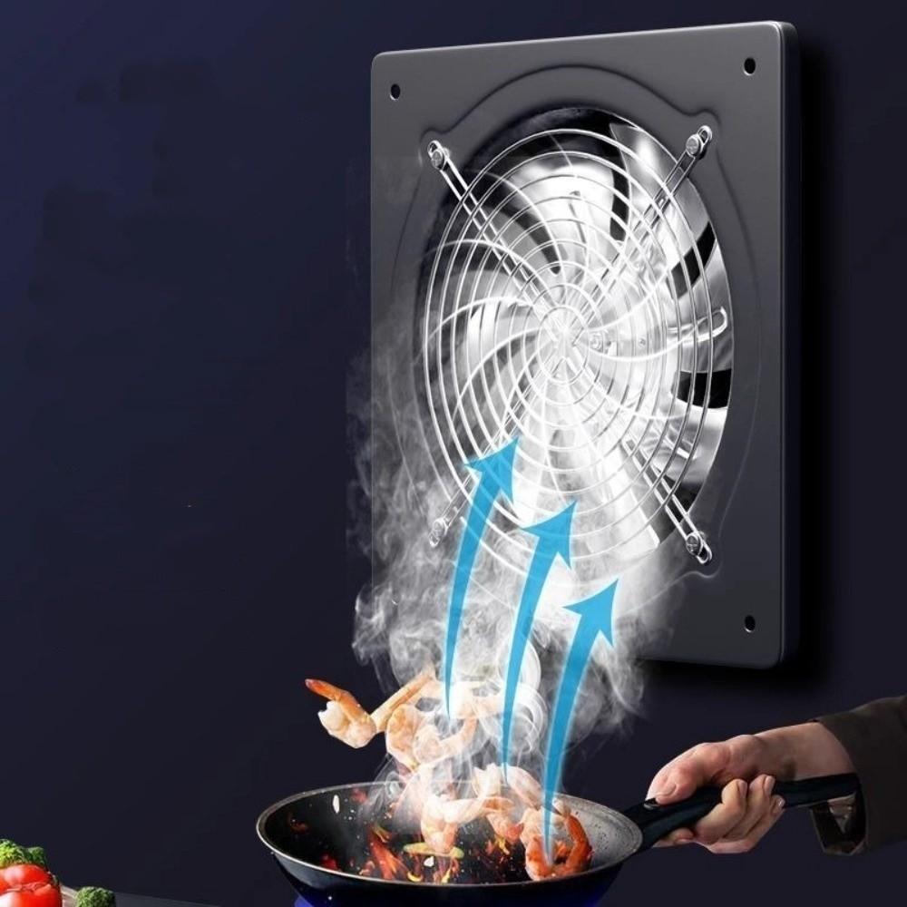 6/8/10/12 Inch Exhaust Fan Low Noise Electric Blower Fan Durable Household Air Ventilator Kitchen