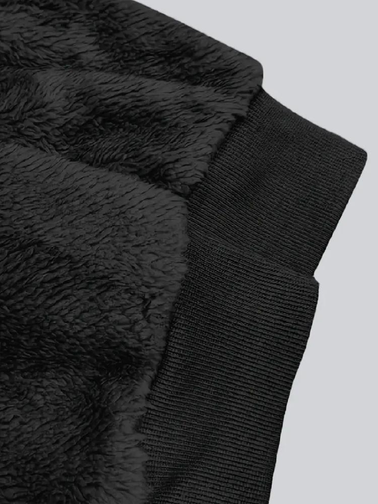 Elegante Damen Fleece-gefütterte Kapuzenjacke mit Reißverschlusstaschen - Kuschelig & Warm für Herbst/Winter, Maschinenwaschbar