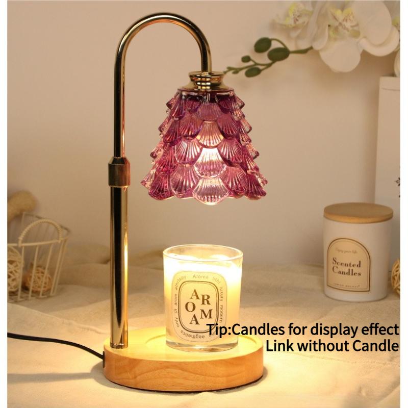 Wax Melt Lamp Fragrant Gift Desk Lamp Smoke Free Temperature Regulating American Retro Night Light Aromatherapy Lamps(No Candle)