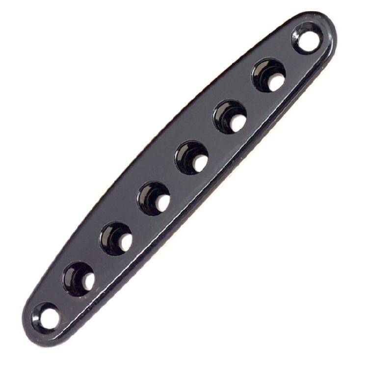 Guitar String Through Plate Mounting Ferrules Zinc Alloy Electric Bass Guitar Guitar String Through Plate Easy Install чёрный