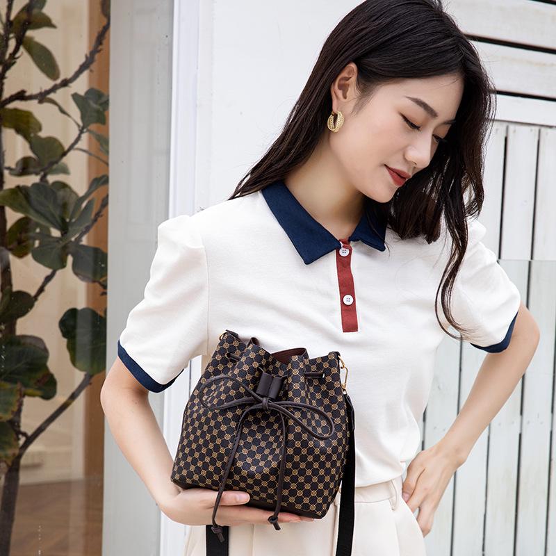 Trendy 2022 Women's Soft Leather Bucket Bag - Large Capacity Shoulder & Crossbody