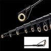 FTK 1.8m-3.0m12-30LB Carp Fishing Rod Telescopic Fishing Rod Fiberglass Hard Carbon Fiber Fishing Rod