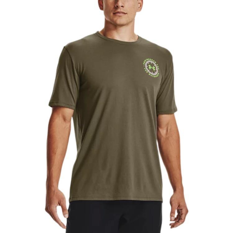 Under Armour T Shirt Men's Green Unisex 1369503-361