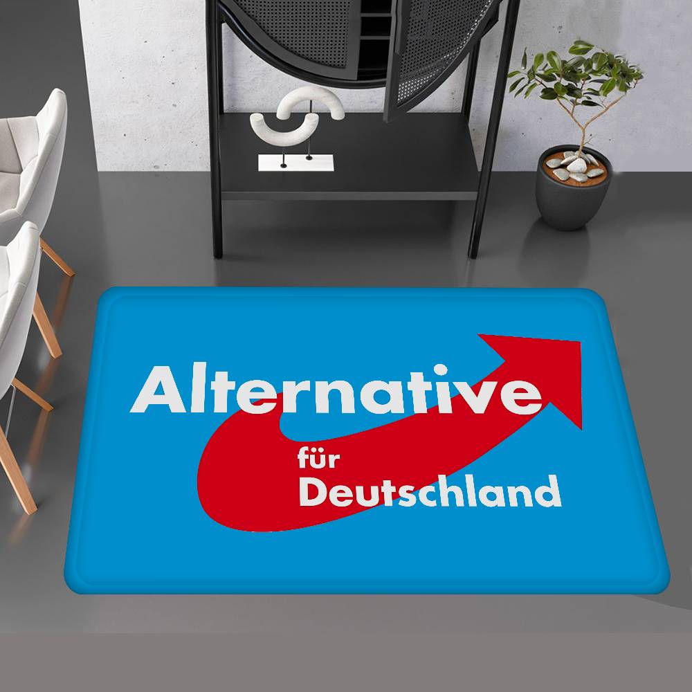

Political AfD Logo Room Mats Anti-slip Absorb Water Long Strip Cushion Bedroon Mat Household Carpets 50x80cm