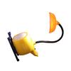 Cartoon LED Desk Lamp Cute Airplane Shape Rechargeable Table Foldable Eye Care Light Yellow