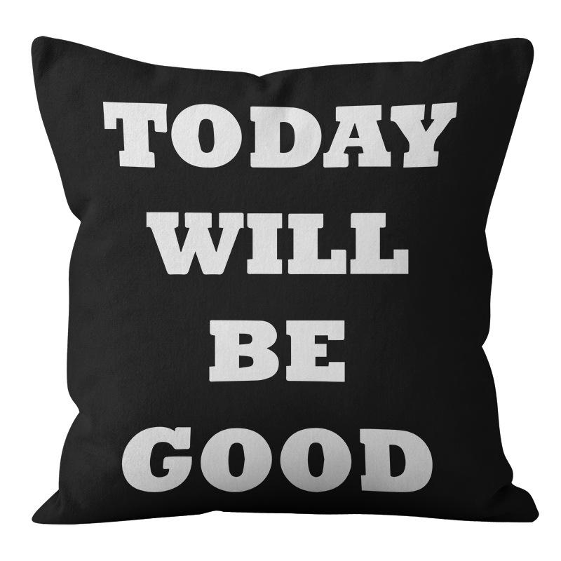 Stil Minimalist Nordic Alb-Negru Abstract Geometric Față de Pernă Acasă Living Canapă Pernă Față de Pernă