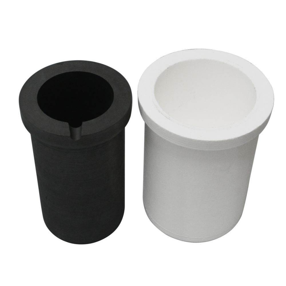 Capacity High-purity Melting Graphite Crucible Cup Mould Melting  Resistance for Gold and Silver 1-5KG Metal Smelting Tools