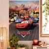 Cars 3 Film Lightning McQueen Colorful Tapestry Wall Hanging Hippie Flower Wall Carpets Dorm Decor Wall Art Decor